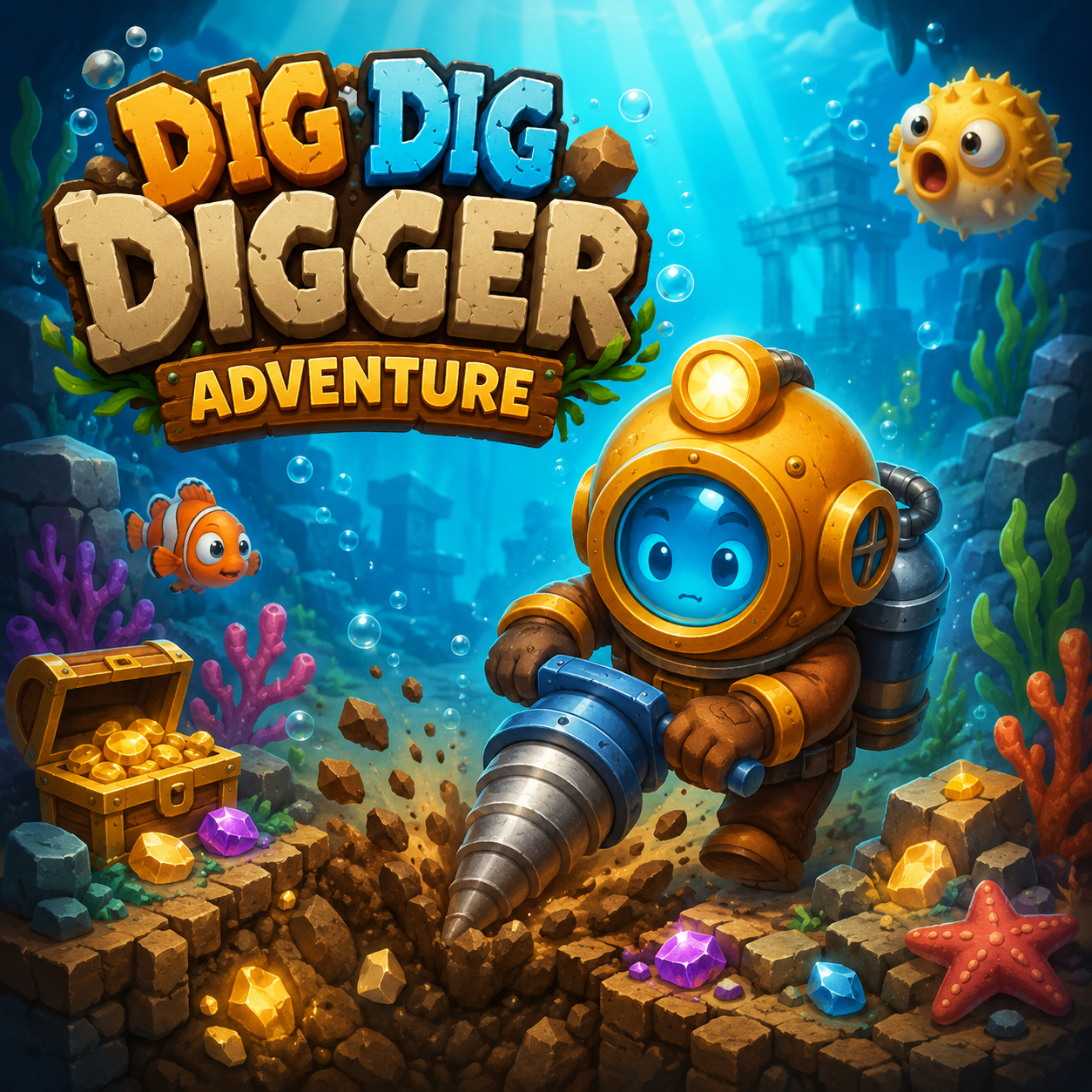 Dig Dig Digger Adventure